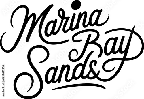 Marina Bay Sands Logo Script
