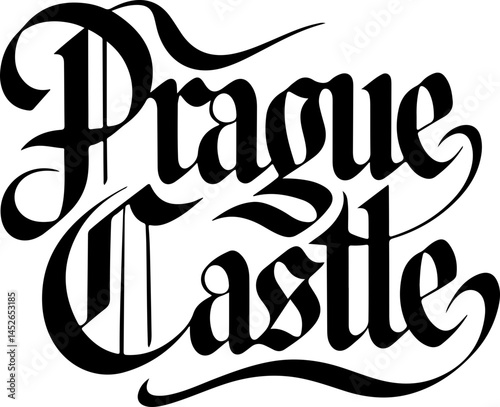 Prague Castle Blackletter Script Design