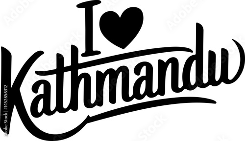 I Love Kathmandu City Design