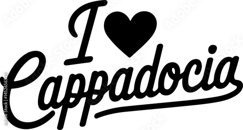 I Love Cappadocia Turkey Design