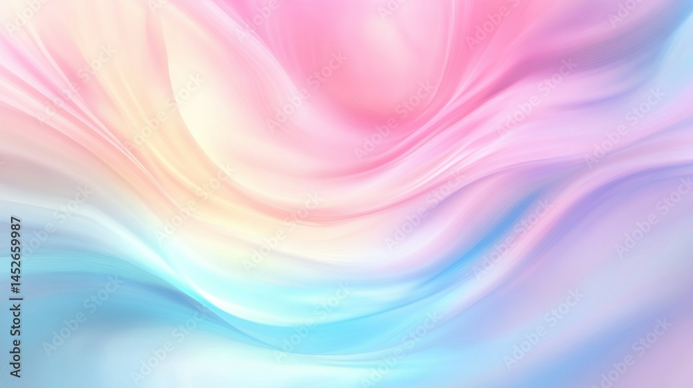 Abstract soft pastel background with empty space in the middle, mockup, template, wallpaper AI generated image
