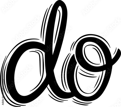 Bold Black Do It Now Script