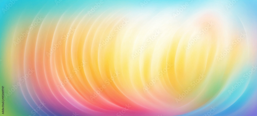 abstract rainbow swirl with soft gradient