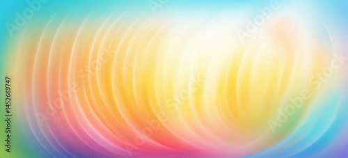 Obraz na płótnie abstract rainbow swirl with soft gradient w salonie