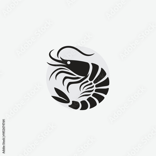silhouette of shrimp
