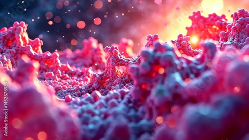 Dynamic Video Of Abstract Fluid Splashes With Interactive Patterns And Energetic Flows, Captivating The Viewer In A Playful Visual Dance. High quality 4k footage