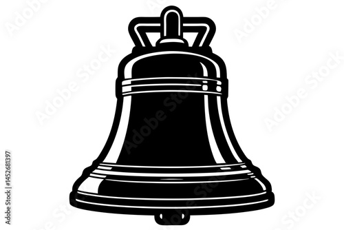 bell isolated on white background
