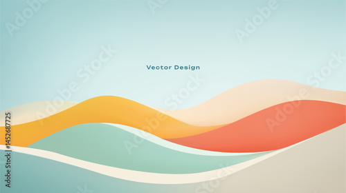 An Elegant Abstract Wavy Background Ideal for Modern Design Projects and Applications