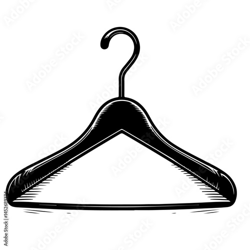 Clothes Hanger Silhouette for Fashion and Organization Design