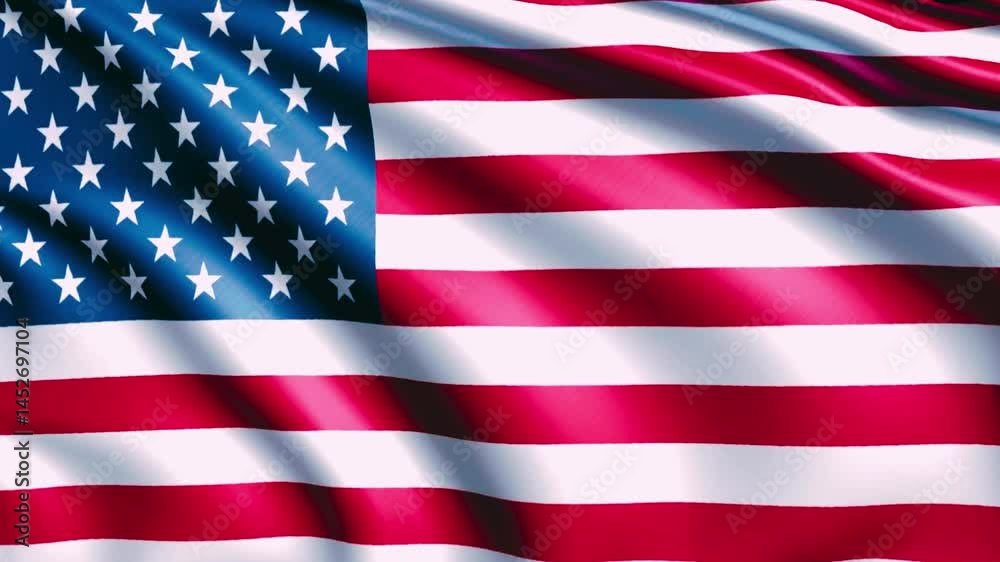 Waving 4K American Flag in the Wind – Patriotic Symbol of United States with Blue Sky Background, Slow Motion Cinematic Shot
Waving 4K American Flag in the Wind – Patriotic Symbol of United States with Blue Sky Background, Slow Motion Cinematic Shot