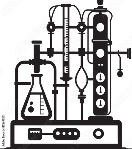 Laboratory Equipment Vector Illustration For Science Education