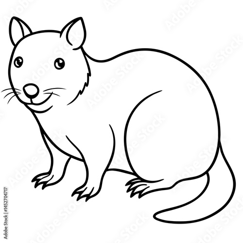 Minimal Vector Art – Quokka Edition