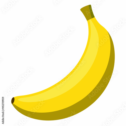 Banana isolated on white background 