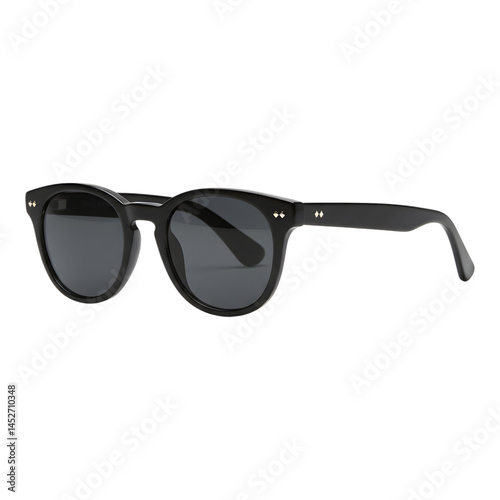 Classic black sunglasses with a bold frame design