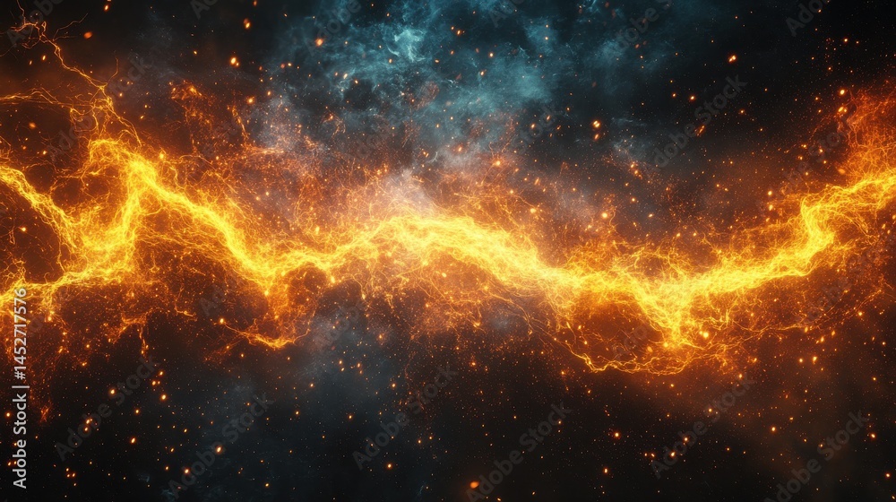 Obraz premium Energy Flow Background