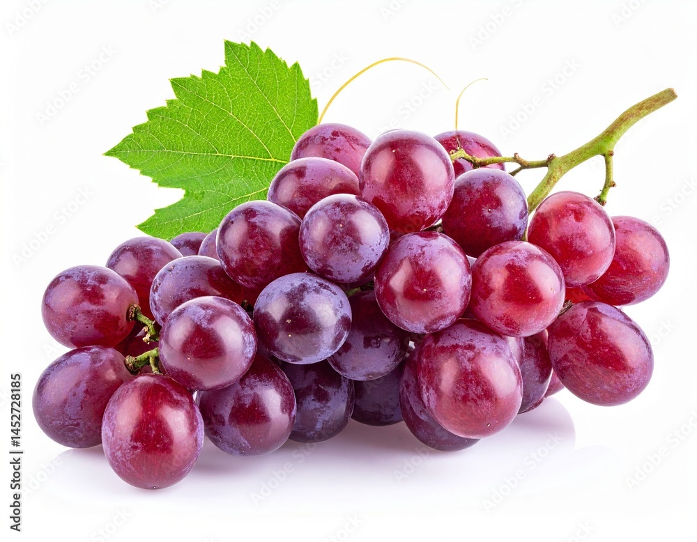 Fresh grapes over white background Fresh grapes over white background