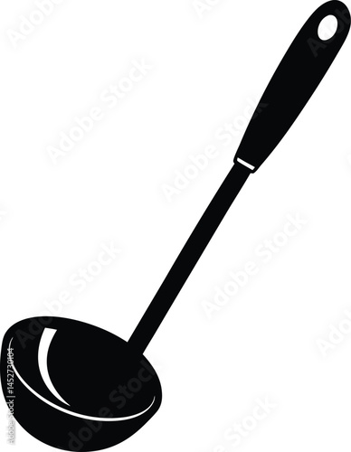 spoon on white background