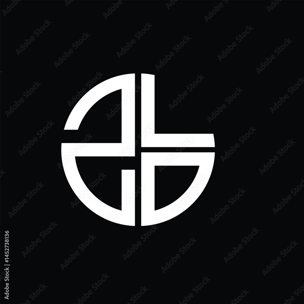 Obraz premium ZLO logo ZLO icon ZLO vector ZLO monogram ZLOletter ZLOminimalist ZLOtriangle ZLOflat Unique modern flat abstract logo design.