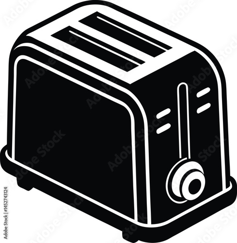 Transparent toaster with adjustable browning silhouette.