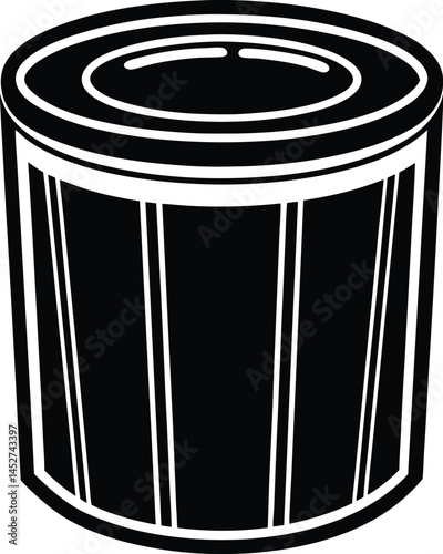 Transparent washing machine drum silhouette