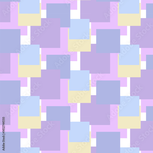 seamless pattern with colorful squares