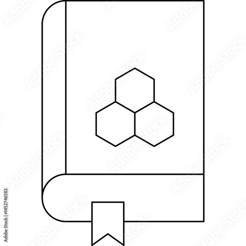 Book icon single vector illustration