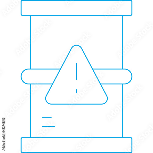 Dangerous icon single vector illustration