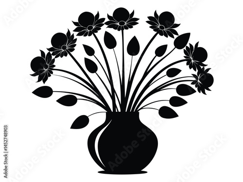 A beautiful floral bouquet of yellow and pink daisy blossoms in a vase brings the beauty of spring nature as a thoughtful gift