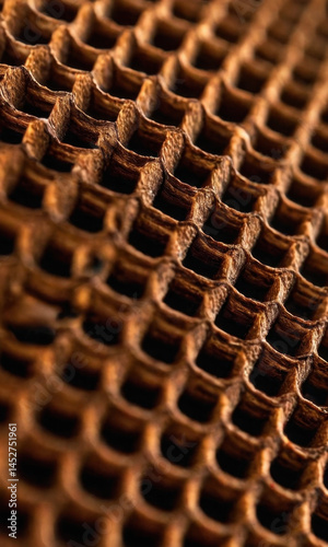 Obraz na płótnie A detailed view of a metallic surface, suitable for use in industrial or technological contexts w salonie