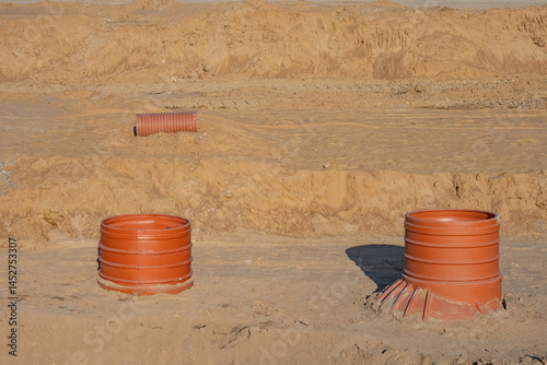 Construction of urban drain...