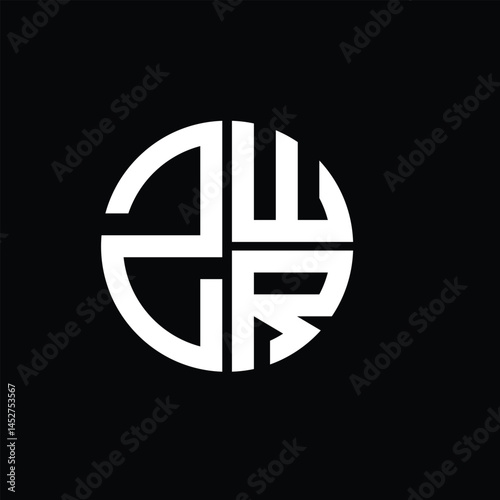 ZWR logo ZWR icon ZWR vector ZWR monogram ZWRletter ZWRminimalist ZWRtriangle ZWRflat Unique modern flat abstract logo design. photo