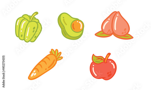 Cartoon Style Fresh Food Pack – Healthy and Tasty