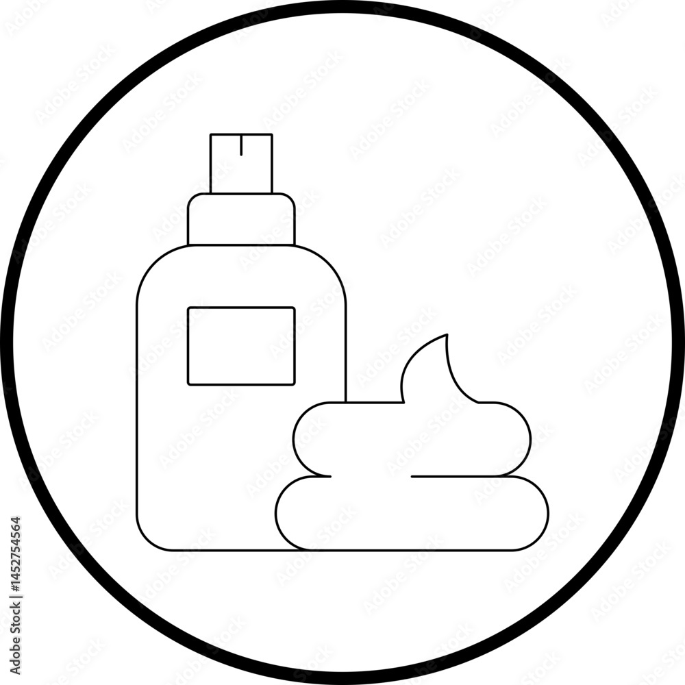 Cream icon single vector illustration Cream icon single vector illustration