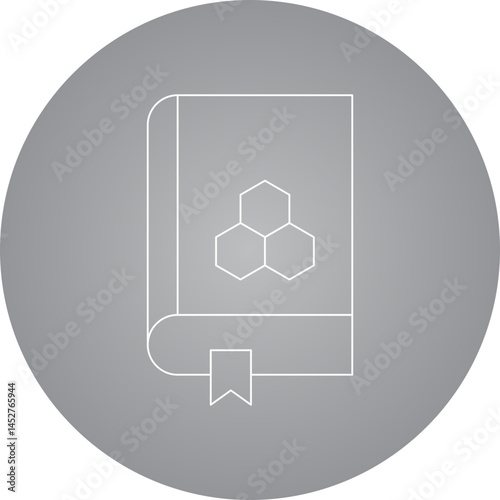 Book icon single vector illustration