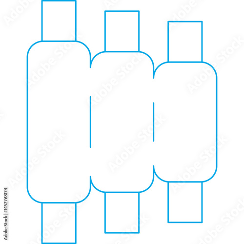Ribs icon single vector illustration