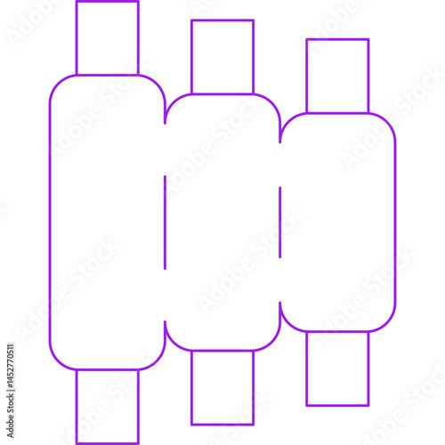 Ribs icon single vector illustration