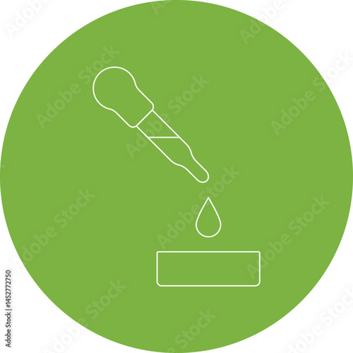 Dropper icon single vector illustration
