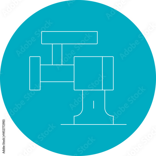 Meat machine icon single vector illustration