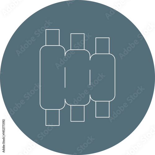 Ribs icon single vector illustration