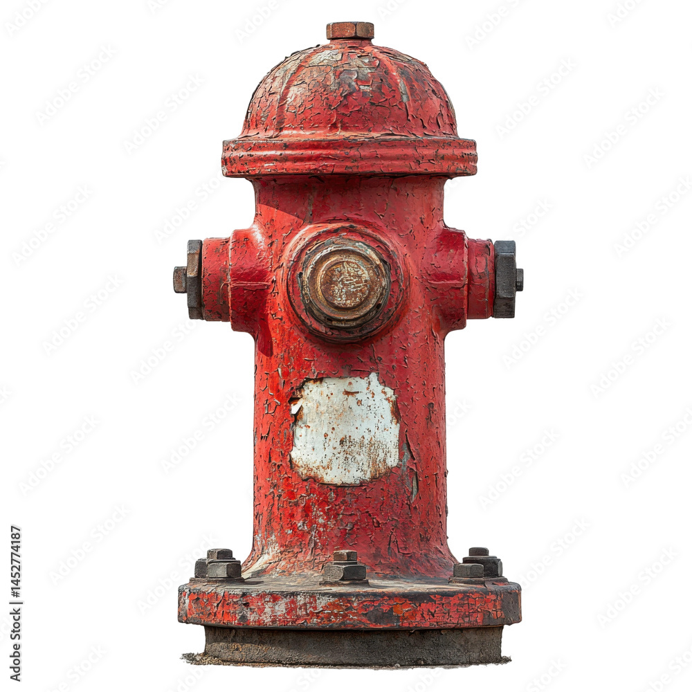 Street environment close-up fire hydrant action in urban area. Isolated on transparent background, png. Street environment close-up fire hydrant action in urban area. Isolated on transparent background, png.