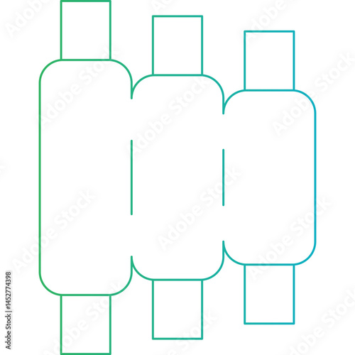 Ribs icon single vector illustration