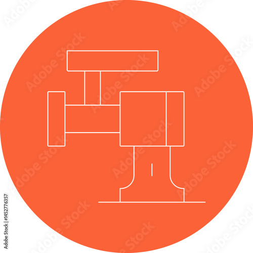 Meat machine icon single vector illustration