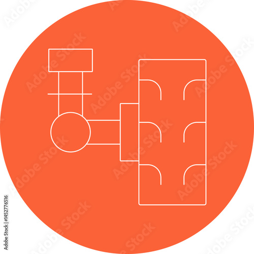 Tire icon single vector illustration