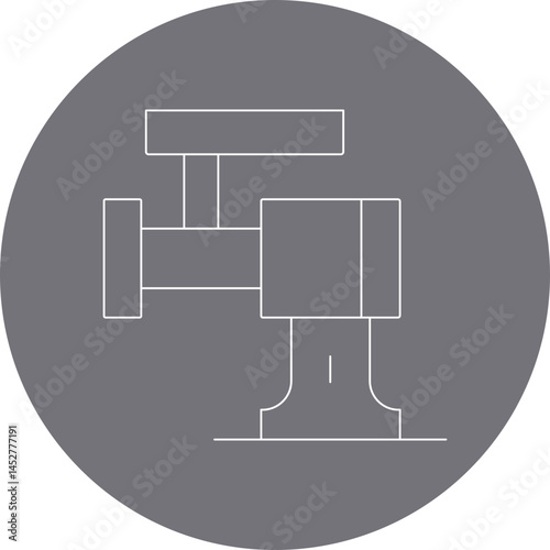 Meat machine icon single vector illustration