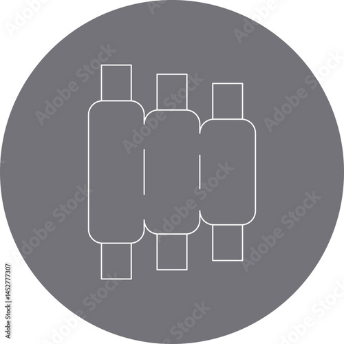 Ribs icon single vector illustration