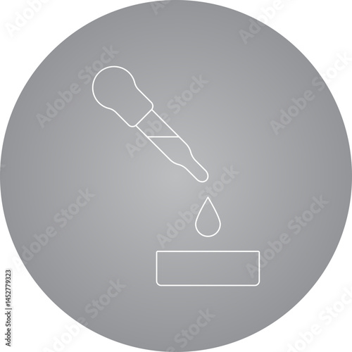 Dropper icon single vector illustration