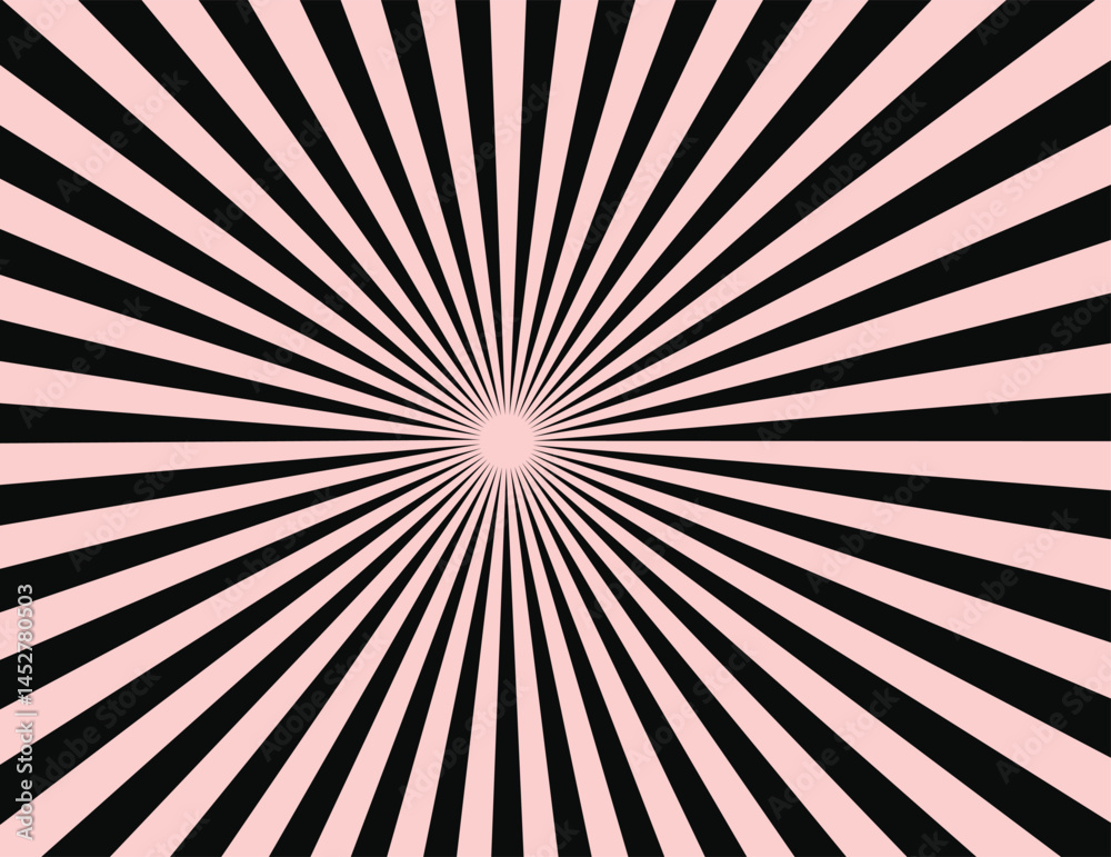 Black and White Sunburst Background Bold Retro Radial Rays Graphic Design. Black and White Sunburst Background Bold Retro Radial Rays Graphic Design.