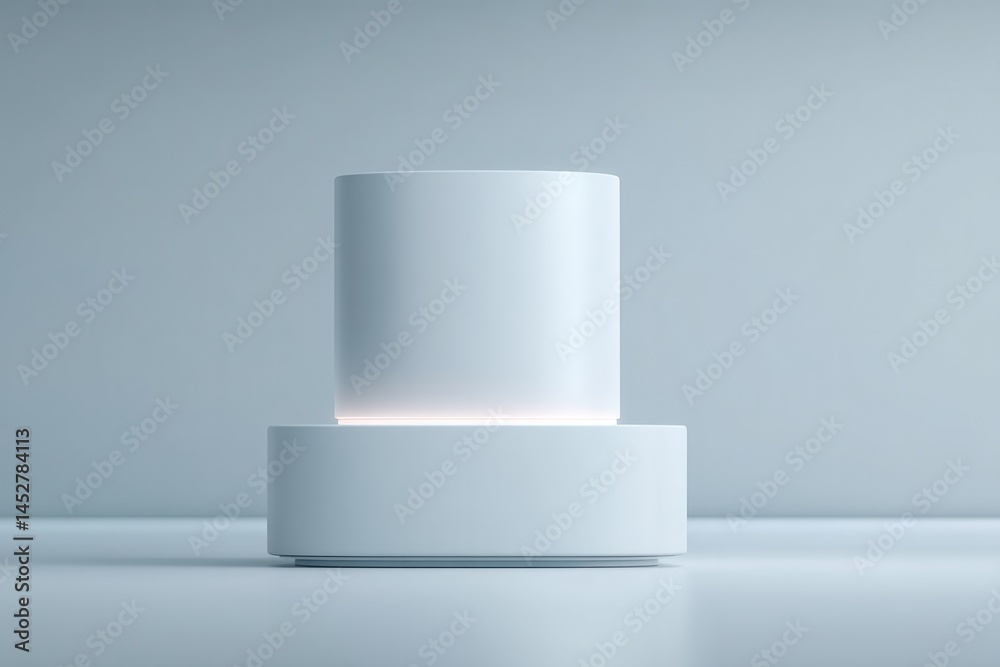 sleek minimalistic depiction of advanced medical imaging equipment against pristine white backdrop sleek minimalistic depiction of advanced medical imaging equipment against pristine white backdrop
