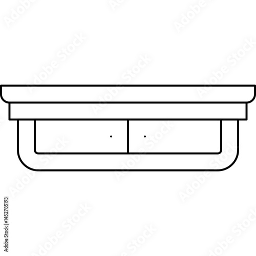 Bowl icon single vector illustration