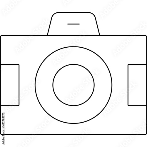 Camera icon single vector illustration
